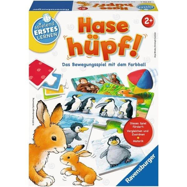 Ravensburger Hase Hüpf!, Brettspiel 1 Ravensburger Hase Hüpf!, Brettspiel