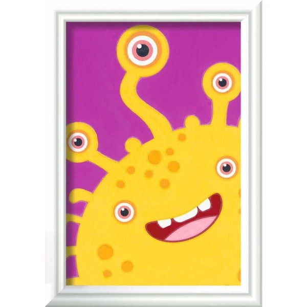 Ravensburger Malen Nach Zahlen - Gelbes Monster 2 Ravensburger Malen Nach Zahlen - Gelbes Monster – Bild 2