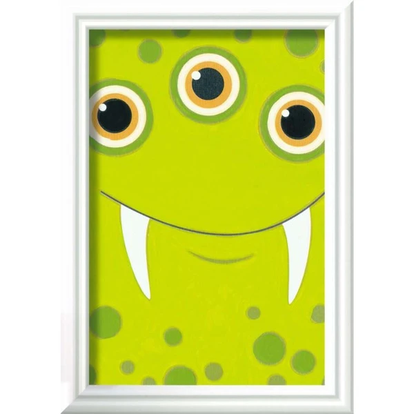 Ravensburger Malen Nach Zahlen - Grünes Monster 2 Ravensburger Malen Nach Zahlen - Grünes Monster – Bild 2