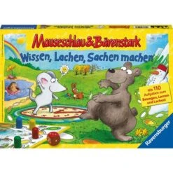 Ravensburger Mauseschlau & Bärenstark: Wissen, Lachen, Sachen Machen, Brettspiel