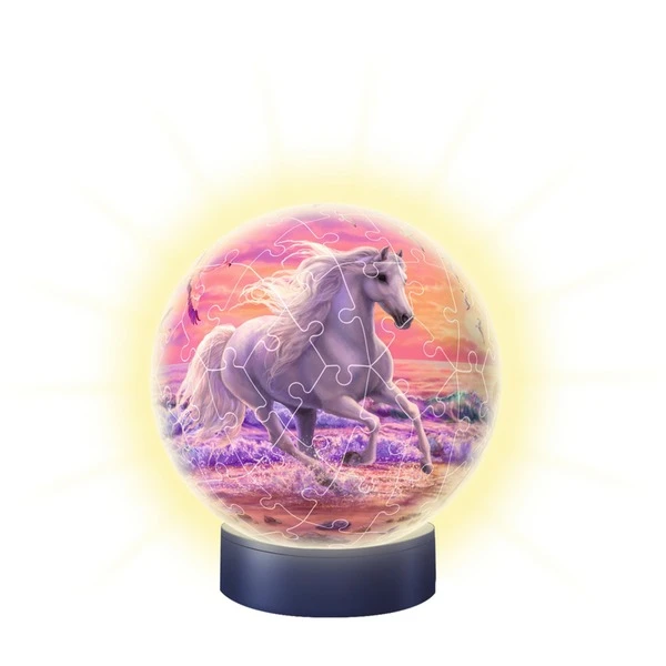 Ravensburger Nachtlicht Pferde Am Strand, Puzzle 2 Ravensburger Nachtlicht Pferde Am Strand, Puzzle – Bild 2