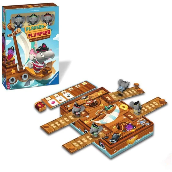 Ravensburger Planken-Plumpser, Brettspiel 2 Ravensburger Planken-Plumpser, Brettspiel – Bild 2