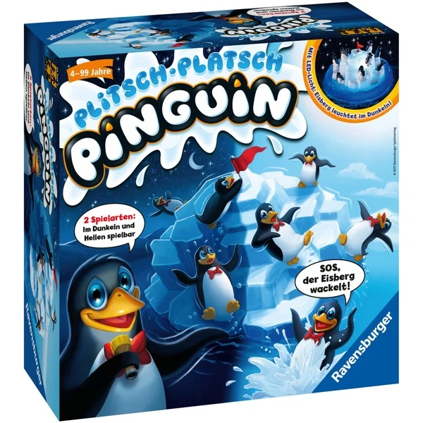 Ravensburger Plitsch-Platsch Pinguin, Geschicklichkeitsspiel 1 Ravensburger Plitsch-Platsch Pinguin, Geschicklichkeitsspiel