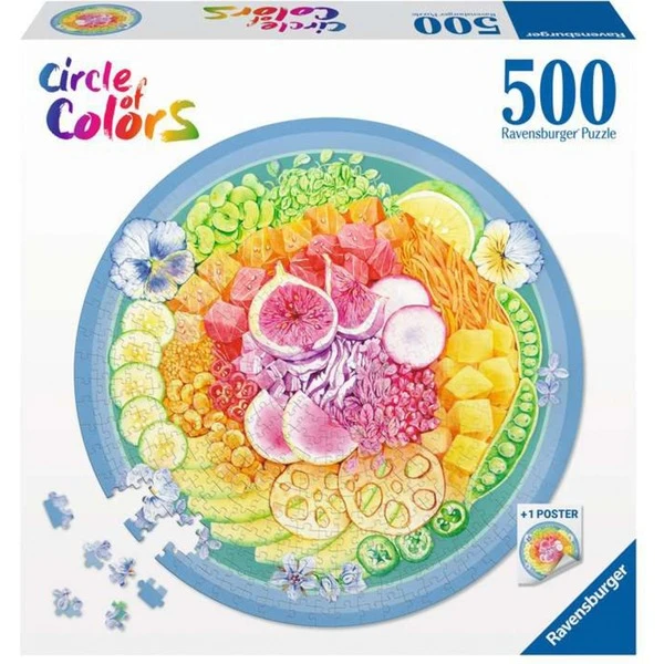 Ravensburger Puzzle Circle Of Colors Poke Bowl
