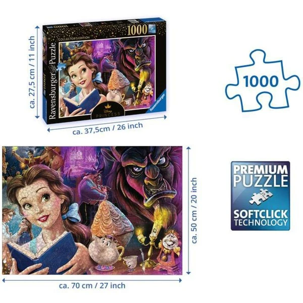 Ravensburger Puzzle Disney - Belle, Die Disney-Prinzessin 3 Ravensburger Puzzle Disney - Belle, Die Disney-Prinzessin – Bild 3