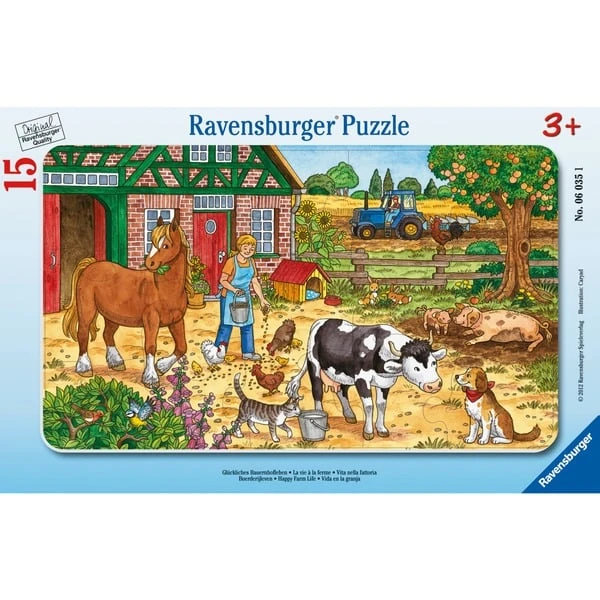 Ravensburger Puzzle Glückliches Bauernhofleben 1 Ravensburger Puzzle Glückliches Bauernhofleben