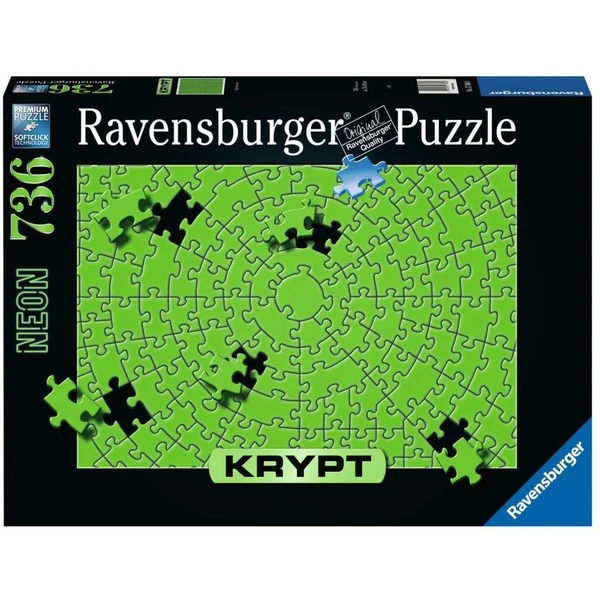 Ravensburger Puzzle Krypt Neon Green 1 Ravensburger Puzzle Krypt Neon Green