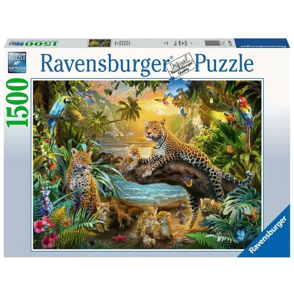Ravensburger Puzzle Leopardenfamilie Im Dschungel 1 Ravensburger Puzzle Leopardenfamilie Im Dschungel