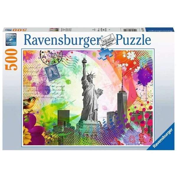 Ravensburger Puzzle Postkarte Aus New York 1 Ravensburger Puzzle Postkarte Aus New York