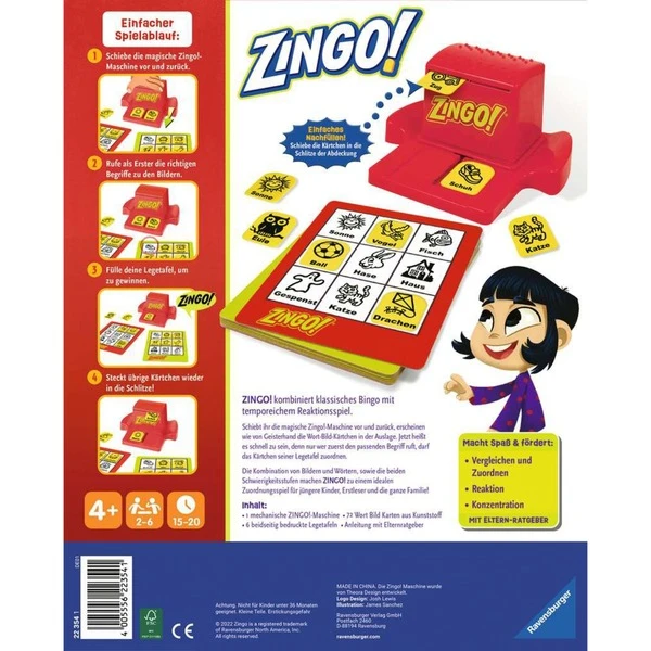 Ravensburger Zingo!, Brettspiel 3 Ravensburger Zingo!, Brettspiel – Bild 3