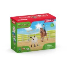 Schleich Farm World Team Roping Mit Cowgirl, Spielfigur -Spielzeugwelt Verkauf Schleich Farm World Team Roping mit Cowgirl Spielfigur@@1832826 1