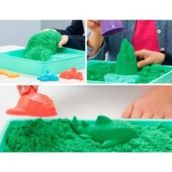 Spin Master Kinetic Sand - Sandbox Set Grün, Spielsand -Spielzeugwelt Verkauf Spin Master Kinetic Sand Sandbox Set gr n Spielsand@@100007973 5