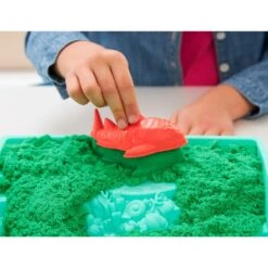 Spin Master Kinetic Sand - Sandbox Set Grün, Spielsand -Spielzeugwelt Verkauf Spin Master Kinetic Sand Sandbox Set gr n Spielsand@@100007973 6