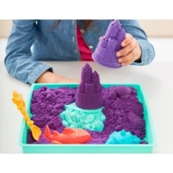 Spin Master Kinetic Sand - Sandbox Set Lila, Spielsand -Spielzeugwelt Verkauf Spin Master Kinetic Sand Sandbox Set lila Spielsand@@100007966 4