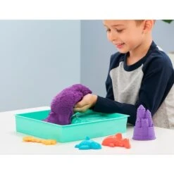 Spin Master Kinetic Sand - Sandbox Set Lila, Spielsand -Spielzeugwelt Verkauf Spin Master Kinetic Sand Sandbox Set lila Spielsand@@100007966 6