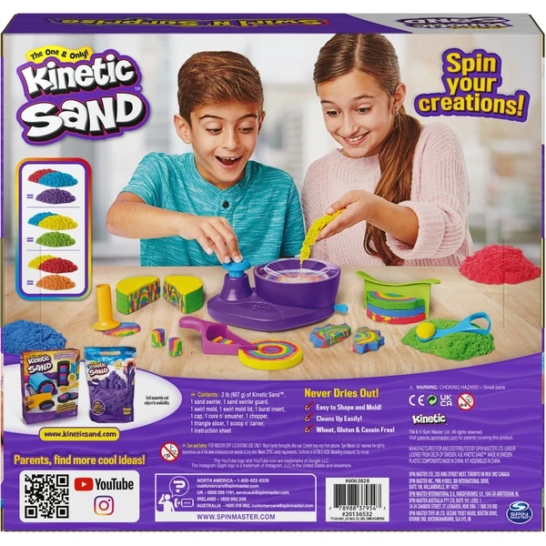 Spin Master Kinetic Sand - Swirl'n Surprise Set, Spielsand 6 Spin Master Kinetic Sand - Swirl'n Surprise Set, Spielsand – Bild 6