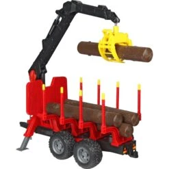 Bruder Rückeanhänger Mit Ladekran, Modellfahrzeug -Spielzeugwelt Verkauf bruder R ckeanh nger mit Ladekran Modellfahrzeug@@1ssbf00i 1