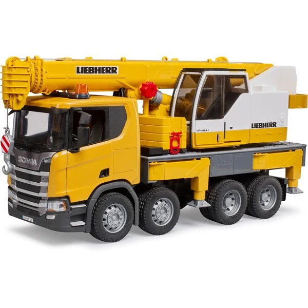 Bruder Scania Super 560R Liebherr Kran-LKW Mit Light & Sound Modul, Modellfahrzeug – Bild 6