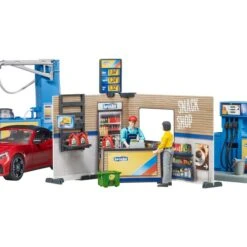 Bruder Bworld Tankstelle Mit Waschplatz, Spielfigur -Spielzeugwelt Verkauf bruder bworld Tankstelle mit Waschplatz Spielfigur@@1735627 11