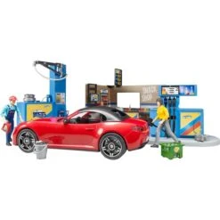 Bruder Bworld Tankstelle Mit Waschplatz, Spielfigur -Spielzeugwelt Verkauf bruder bworld Tankstelle mit Waschplatz Spielfigur@@1735627 3