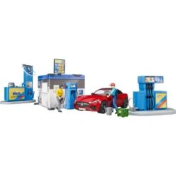 Bruder Bworld Tankstelle Mit Waschplatz, Spielfigur -Spielzeugwelt Verkauf bruder bworld Tankstelle mit Waschplatz Spielfigur@@1735627 4