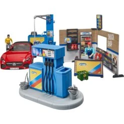 Bruder Bworld Tankstelle Mit Waschplatz, Spielfigur -Spielzeugwelt Verkauf bruder bworld Tankstelle mit Waschplatz Spielfigur@@1735627 6