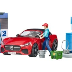 Bruder Bworld Tankstelle Mit Waschplatz, Spielfigur -Spielzeugwelt Verkauf bruder bworld Tankstelle mit Waschplatz Spielfigur@@1735627 7