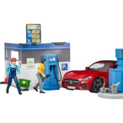 Bruder Bworld Tankstelle Mit Waschplatz, Spielfigur -Spielzeugwelt Verkauf bruder bworld Tankstelle mit Waschplatz Spielfigur@@1735627 9